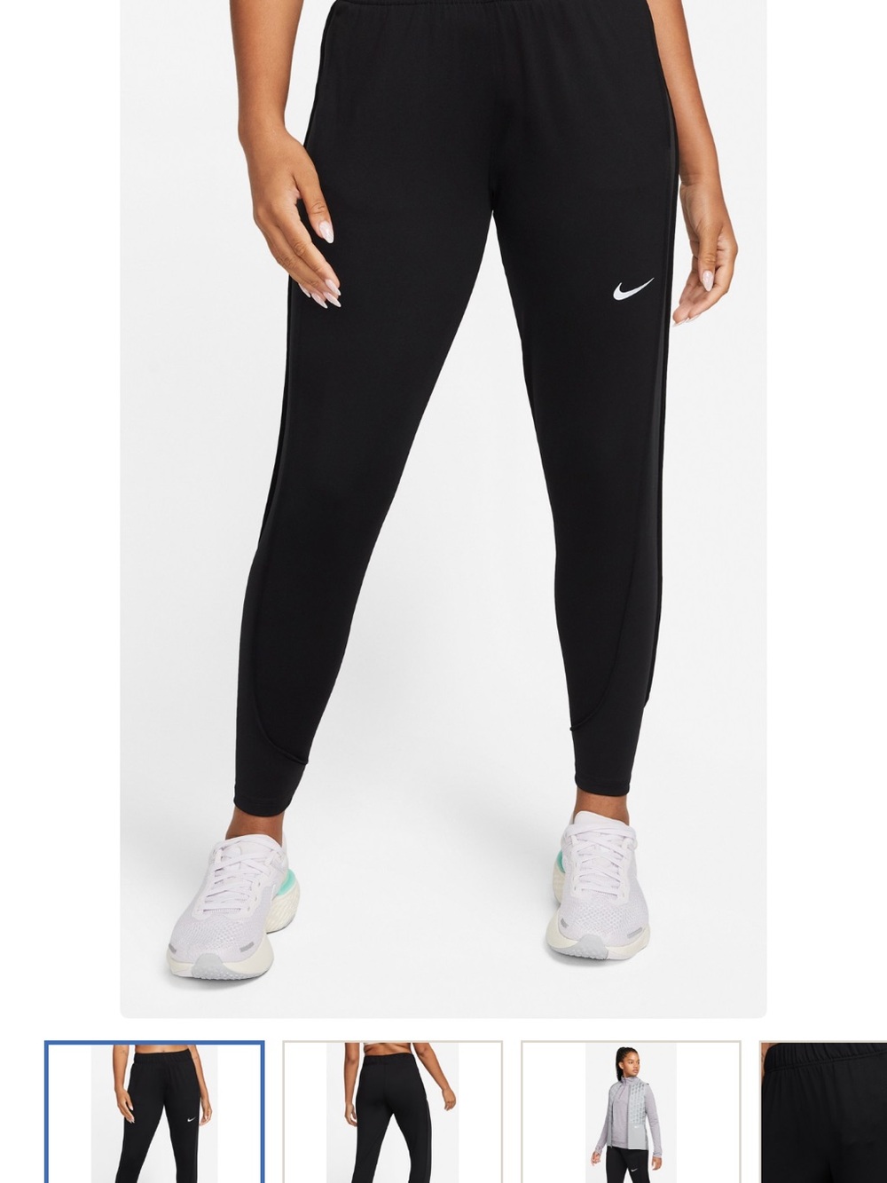 Nike Black Women's Therma-Fit Athletic Jogger Pants
